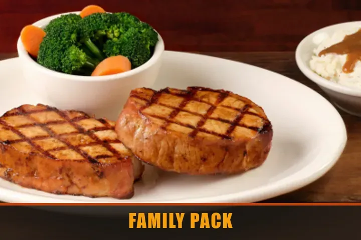 Texas Roadhouse Family Sized Pork Chops with price