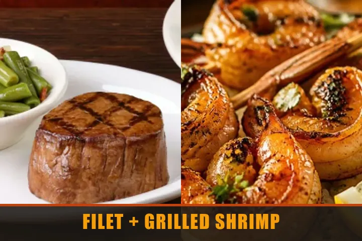 Texas Roadhouse Filet & Grilled Shrimp with price