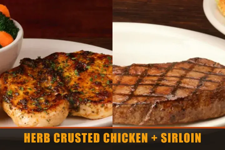 Texas Roadhouse Herb Crusted Chicken & Sirloin 6oz with price