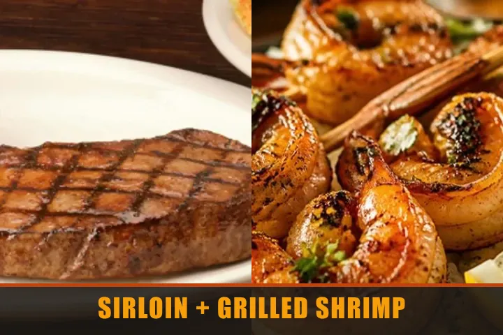 Texas Roadhouse Sirloin & Grilled Shrimp